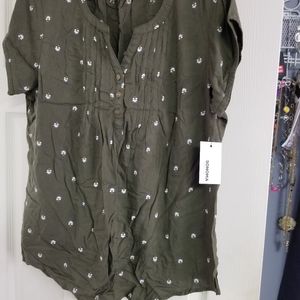 Women's SONOMA top. Size L. Brand new with tags